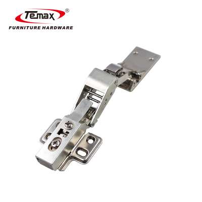 Fixed/Clip-On Plate Small Angle Buffering 125 Degree Hydraulic Glass Door Mirror Hinge HB2093 Temax Hardware