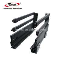 Temax kitchen cabinet drawer slide parts drawer slide rail metal drawer boxes