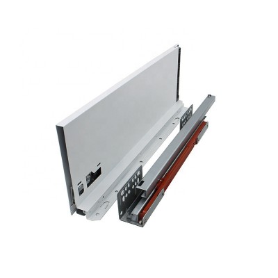 65KG Kitchen Cabinet Slim Drawer Metal Box Telescopic Drawer Slide Heavy Duty Furniture Hardware