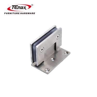 90 degree SS304 Stainless Steel Shower Glass Soft Close Hydraulic Door Hinges